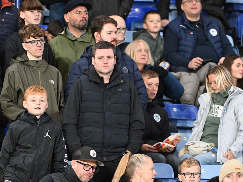 Wigan Athletic fans at Leicester City