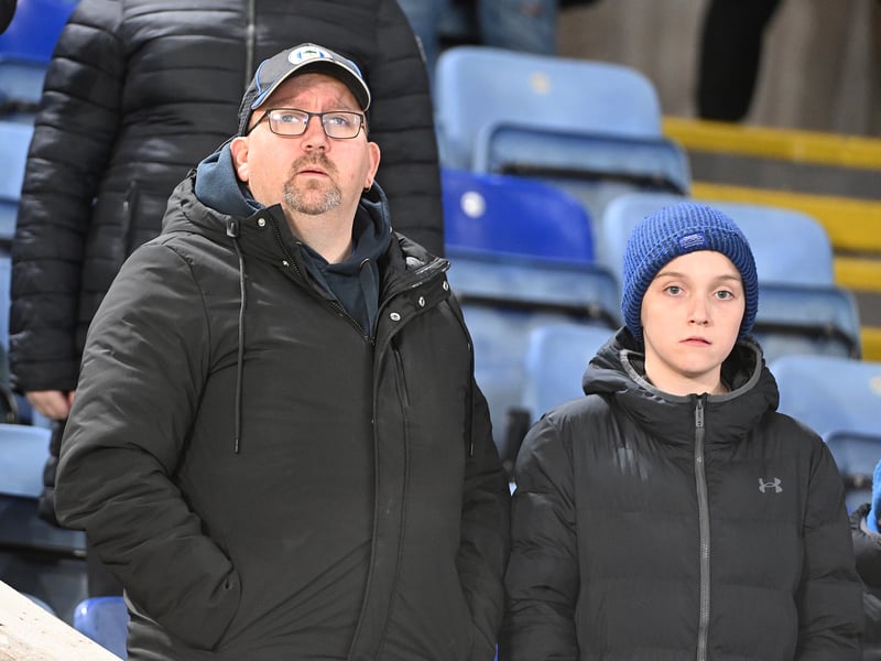 Wigan Athletic fans at Leicester City