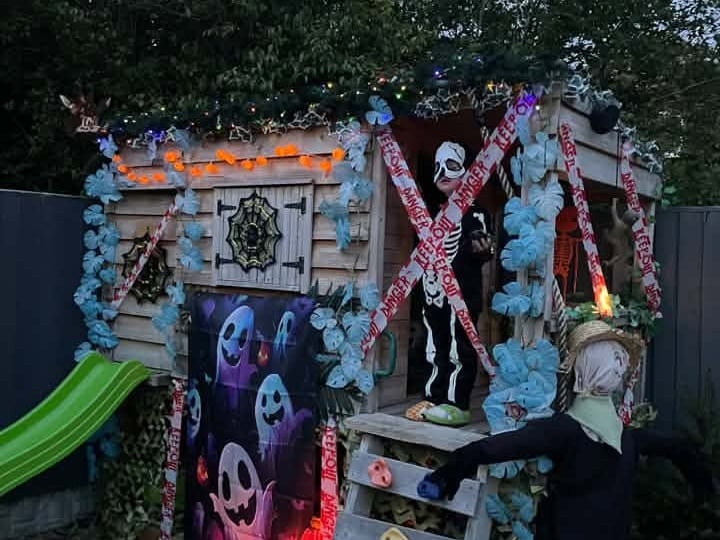 Maria Brownsword shared this spooky tree house. 