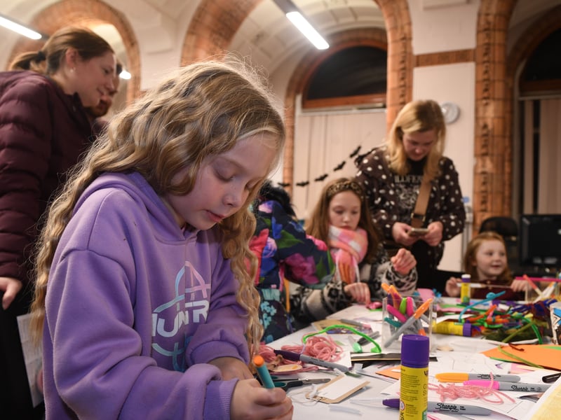 Workshops at Leeds City Library.