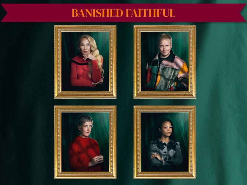 As for the celebrities who were banished despite being Faithful, Jerry Hall went during episode 7, Joe Lycett in episode 6, Julie Hesmondhalgh in episode 4 and Myha'la in episode 3.