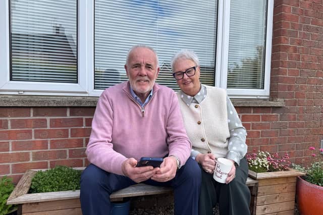 My Care app users, Roy and Gloria Lowry.