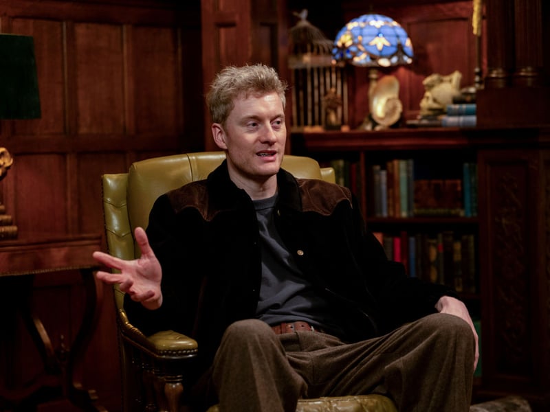 While he didn't initially wish to become a Traitor, comedian James Acaster was recruited at the start of the series by Maya Jama and the ill-fated Traitor, Richard E. Grant. So far he has been able to avoid suspicion.