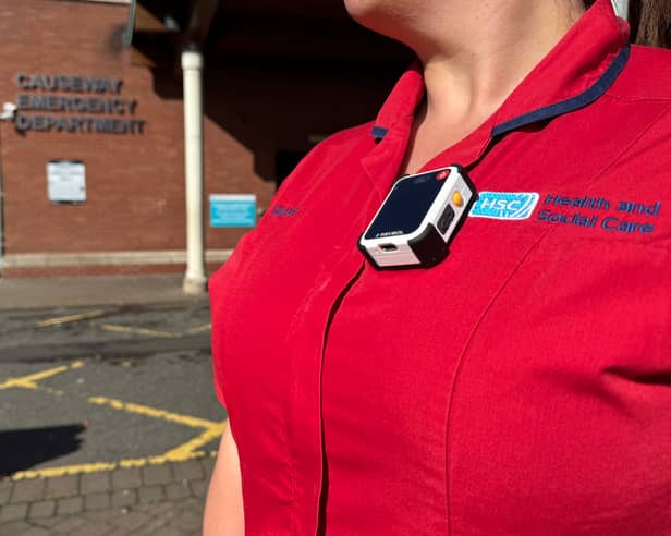 Staff at the Emergency Department at Causeway  Hospital are now wearing body worn cameras.
