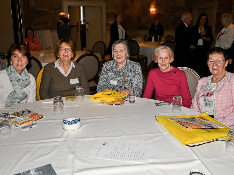 Maria Tyrell, Miriam Lyons, Rita Power, Betty Grant and Carmel Hough