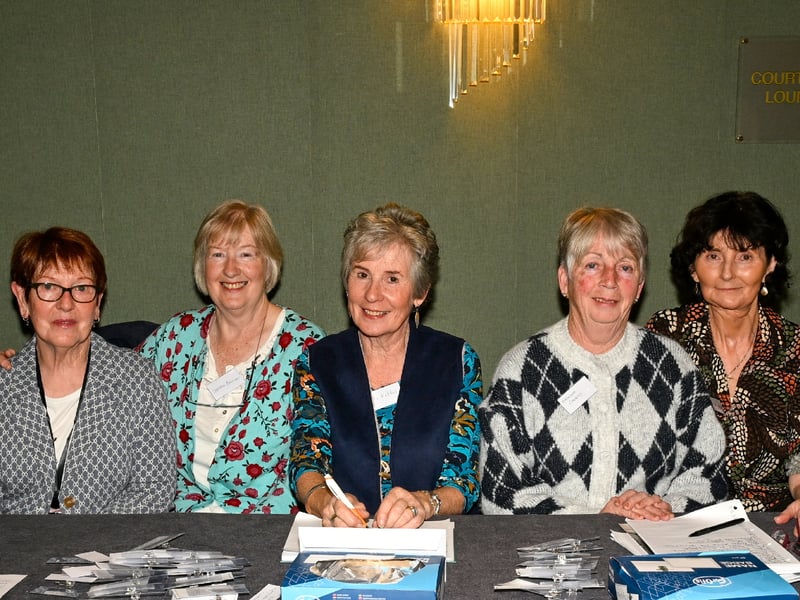 Mary McDonald, Dympna Brennan, Avril Matthews, Geraldine Connolly and Ann Hayes