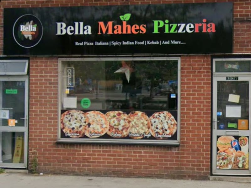 Bella Mahes Pizzeria, at Chatsworth Road in Chesterfield has been given a five-out-of-five food hygiene rating. This comes after a hygiene inspection carried out on September 15.