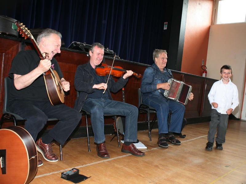 Leitrim Equation Group visit St Mary's Boy School in 2012.