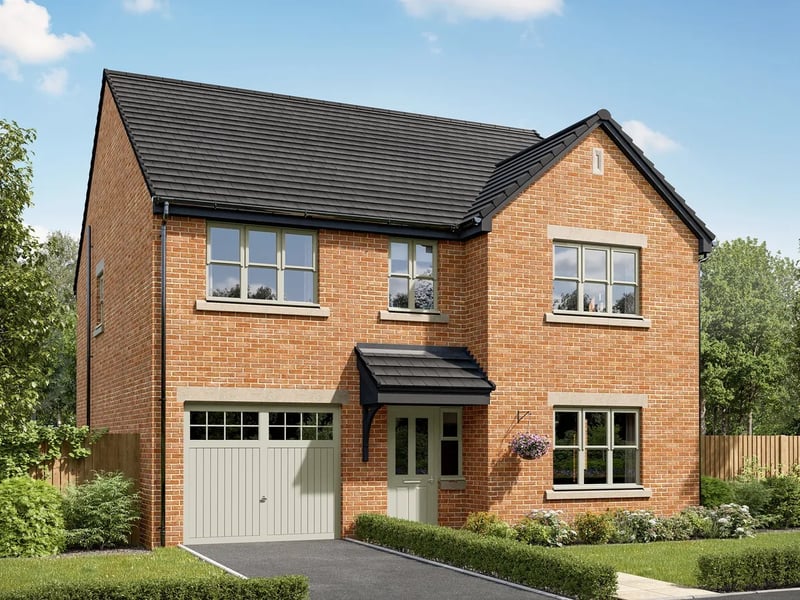 This five bedroom and two bathroom detached house is for sale with Charles Church for £599,950