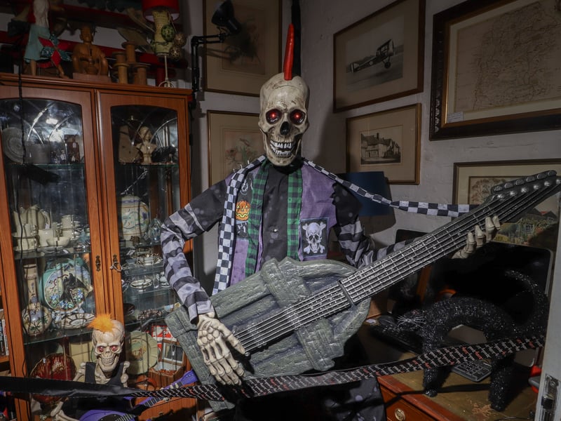 Petersfield Bookshop, Petersfield, is hosting a Halloween Walkthrough. 

Pictured: Inside the spooky bookshop

Picture: Habibur Rahman