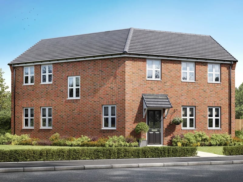 This four bedroom and two bathroom detached house is for sale with Persimmon Homes for £439,950