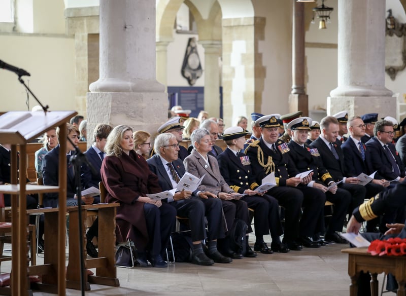 Guests at the cathedral.