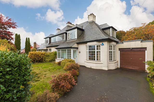 Set in coveted Colinton, this spacious four-bedroom property is packed with potential to be an incredible family home, with a stunning garden.
