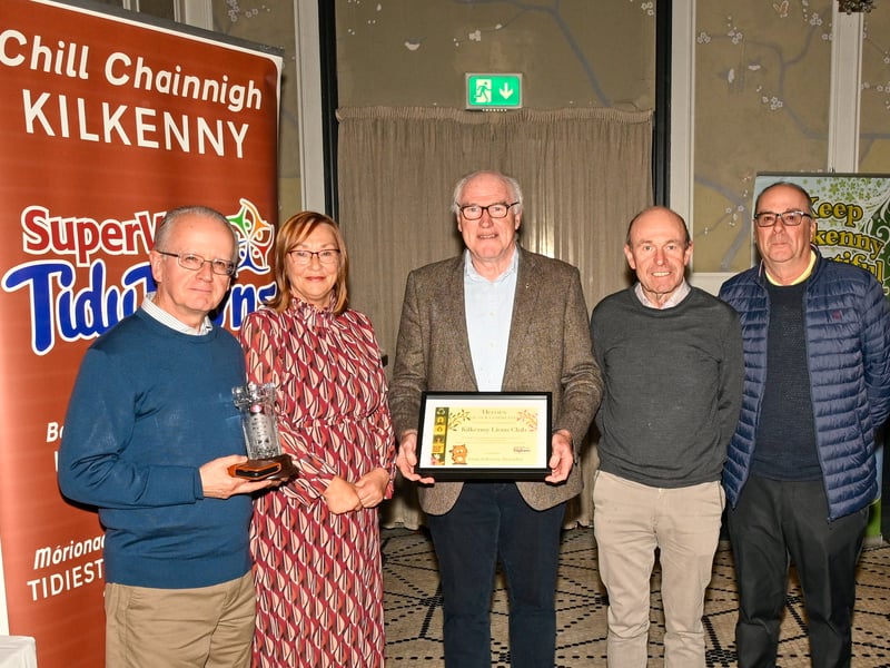 Kilkenny Lions Club Award for their KKB support