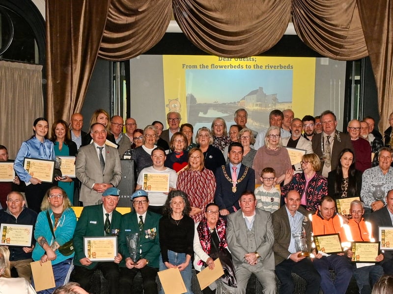 The attendance in Langton's Hotel for the Keep Kilkenny Beautiful Awards 2026