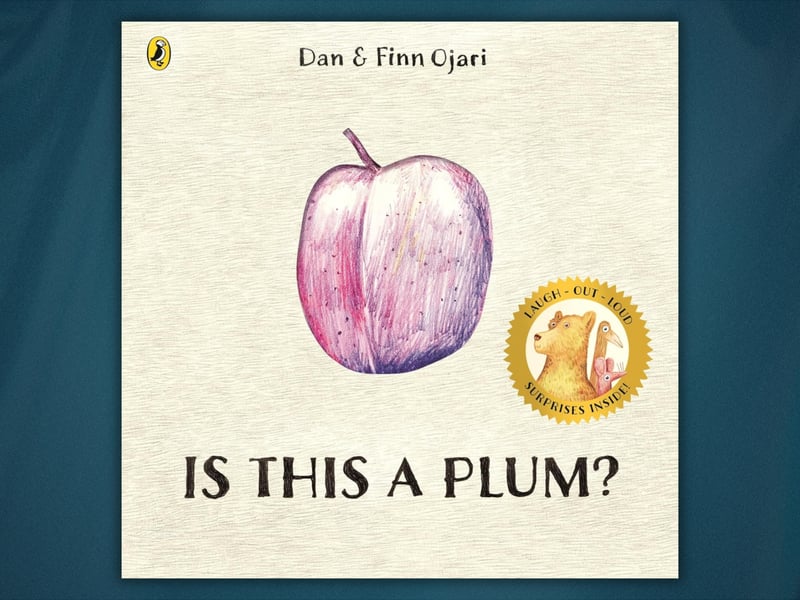 “Is this a plum? NO – IT’S A BUM!
Is this a snake? NO – IT’S A CAKE!
Is this a goose? NO – IT’S A MOOSE! Discover this deliciously playful, interactive treasure trove of visual tricks and rhyming reveals - a laugh-out-loud picture book that will bring genuine joy to adults and children alike. The teasing text interplays with striking, beautiful artwork and clever die-cut holes in the pages, revealing silly surprises as the pages turn. This rich, riotous book will instil a love of reading for pleasure in children of two and up.”