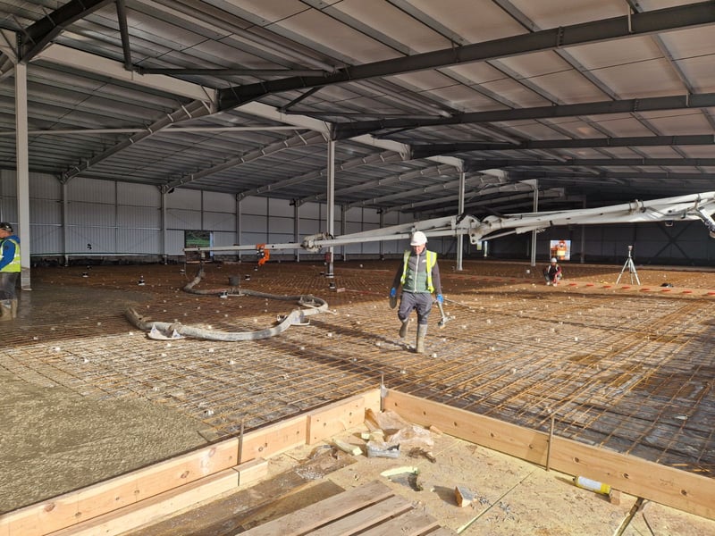 The M&S store in Norcross, Blackpool is taking shape ahead of its scheduled opening in Spring 2027