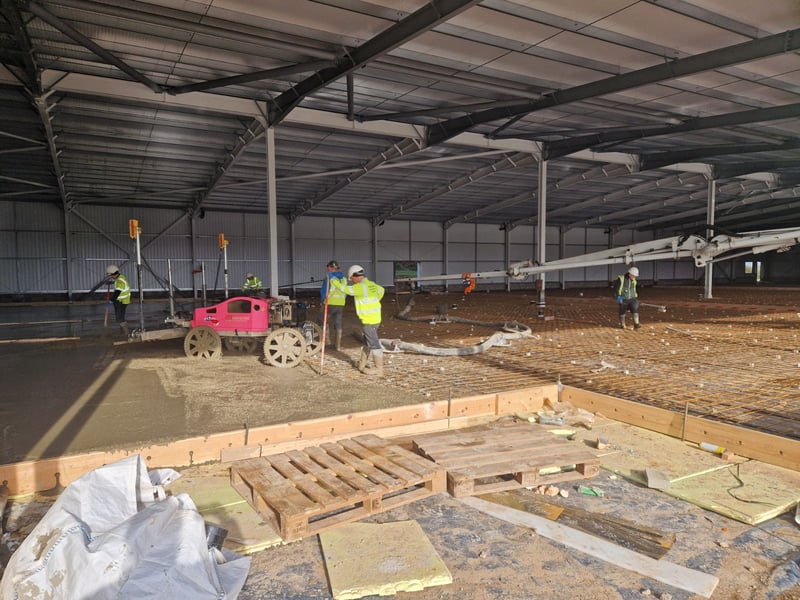 The M&S store in Norcross, Blackpool is taking shape ahead of its scheduled opening in Spring 2027
