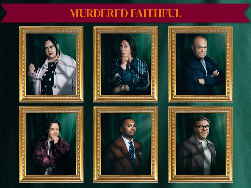 Despite surviving the round table, Sharon Rooney was murdered by the Traitors in episode 9. In her own words: “Poundland Poirot struck down in her prime”. Among the other victims, Miranda Hart was murdered by the Traitors in episode 8. Ross Kemp was murdered in plain sight after yawning during episode 7. Rob Beckett was murdered face to face during episode 5. Bella Ramsey was too much of a threat to the Traitors and they murdered them during episode 4. Meanwhile, Amol Rajan was the first victim of the Traitors during episode 2 when they chose instead to recruit James Acaster. 
