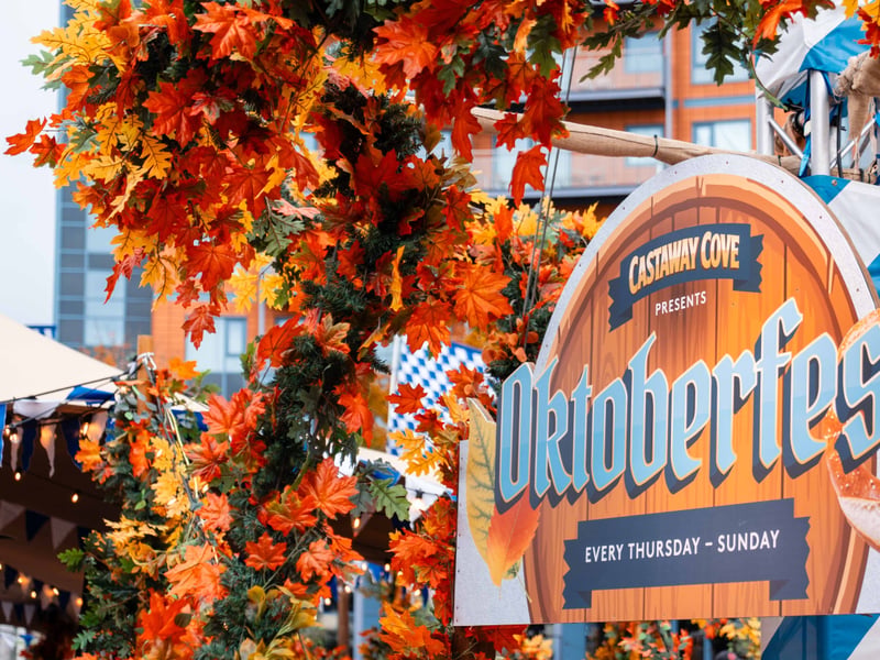 Gunwharf Quays is hosting Oktoberfest this year to celebrate the spooky season. 
