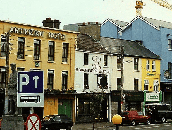 The old American Hotel pictured in 1998