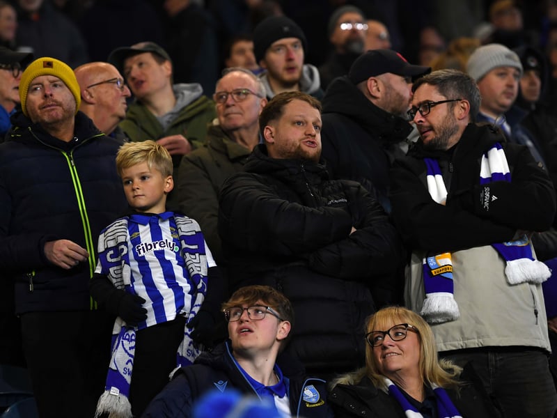 Owls fans at Hillsborough.