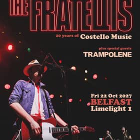 The Fratellis, on their way to Belfast.