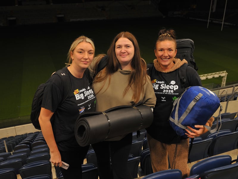Becky Fearnley, Sarah Thompson and Victoria Handforth, main volunteers for East Leeds Homeless Support for the Crypt