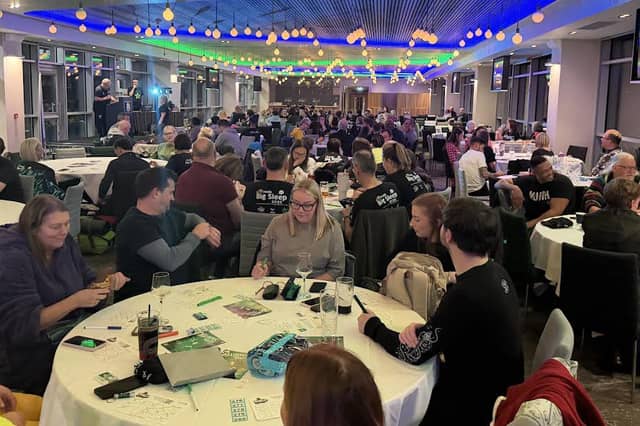 More than 200 people took part in the Sleep Out