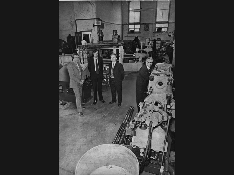 Directors Colin Lees (left), John Jones, and Svend Vaiciunas inspect machinery on the workshop floor alongside an engineer in May 1974. Founded just four years earlier with a modest starting capital of £100 under the name Hydraulic and Electrical Specialists (Willenhall) Ltd, the booming enterprise traded as Hydrepco and specialised in the repair and maintenance of industrial hydraulic equipment. On track for an impressive turnover of £250,000, the rapidly growing firm was preparing to relocate operations from John Street in Walsall to larger factory premises in Bescot. Did you work for Hydrepco during their move from John Street to Bescot, or remember the firm's early days back in 1974?