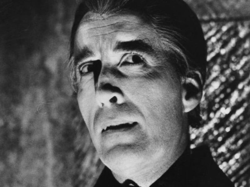 The Arts Centre at Washington held a Fright Night event in 2015. People could watch three of Christopher Lee's famous horror movies in a row for £5. (Photo by Keystone/Getty Images)