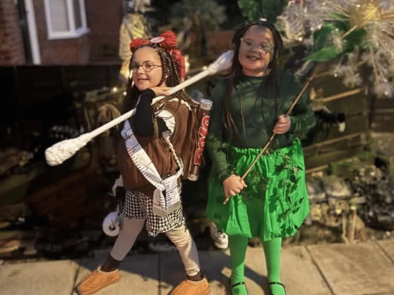 Thea and Ivory as a Borrower and Poison Ivy.