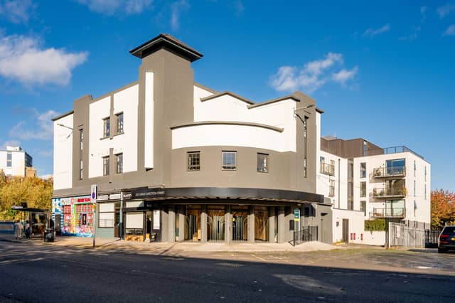 This striking former 1930's Art Deco cinema conversion is brimming with stunning architectural flourishes, and nestled on the bank of the Water of Leith.