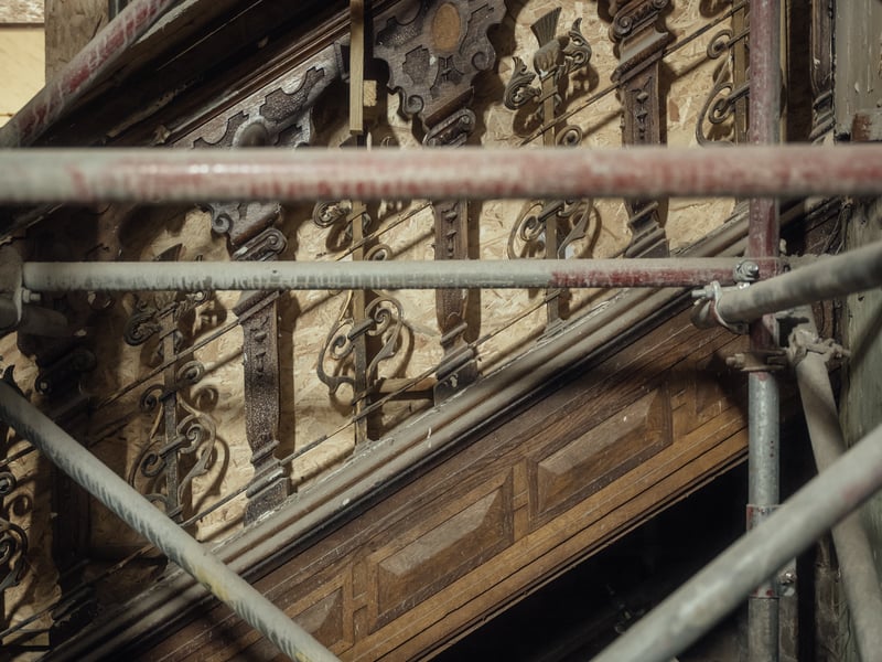 Beautiful detail on the balustrade