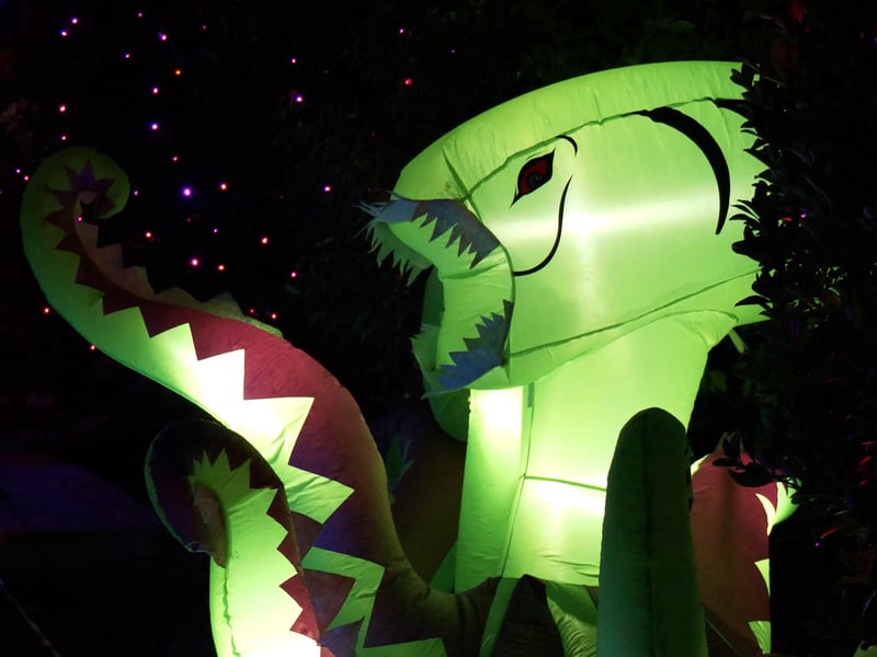 Newton Drive Halloween House raising funds for Healthier Heroes charity. Photo: Lucinda Herbert