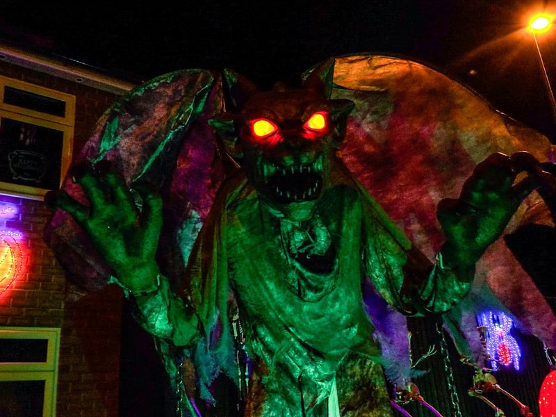 Devonshire Road Halloween House raising funds for Brian House charity. Photo: Lucinda Herbert
