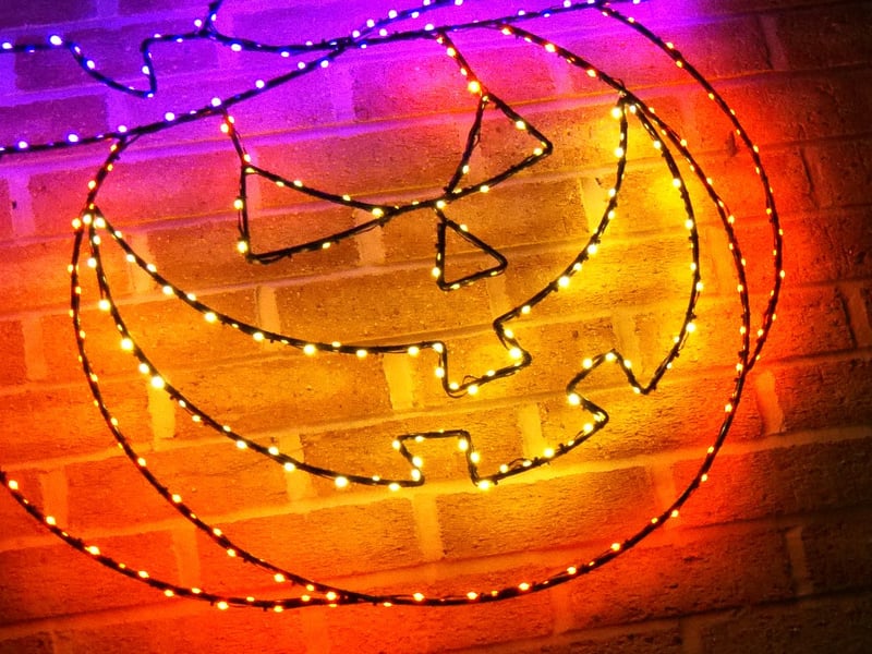Devonshire Road Halloween House raising funds for Brian House charity. Photo: Lucinda Herbert