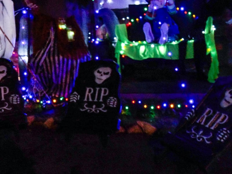 Elizabeth Street Halloween House. Photo: Lucinda Herbert