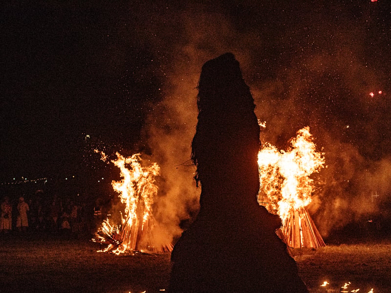 Welcoming Winter event on Mereside, organised by Left Coast, during the Lightpool festival. Photo: Lucinda Herbert
