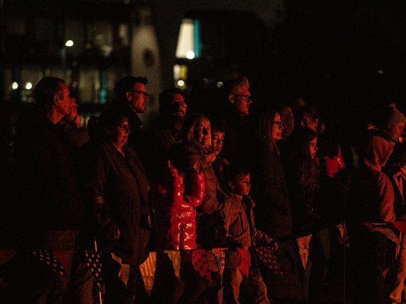 Welcoming Winter event on Mereside, organised by Left Coast, during the Lightpool festival. Photo: Lucinda Herbert