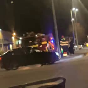 Emergency services at the scene of the Galway pub