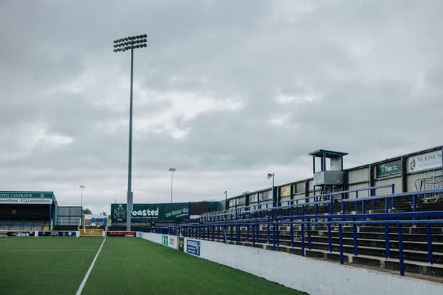 There will be increased capacity at the Coleraine Showgrounds for the visit of Glentoran on Friday night.