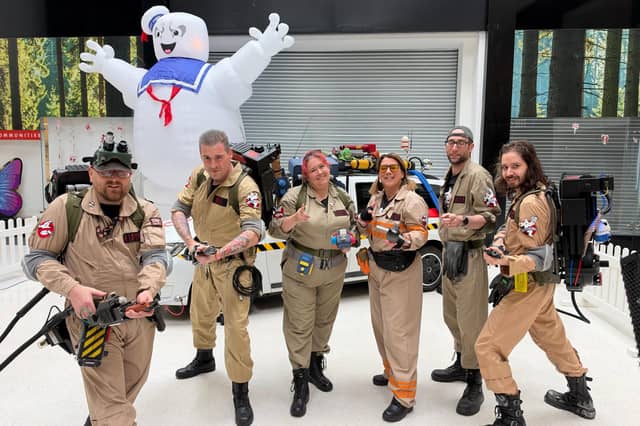 Halloween fun with the ghostbusters