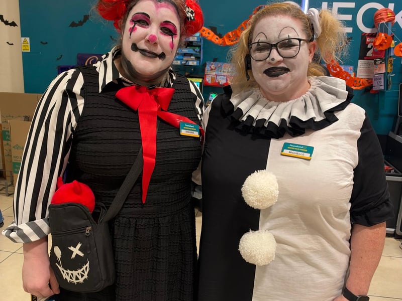 Poundland staff went all out with their costumes