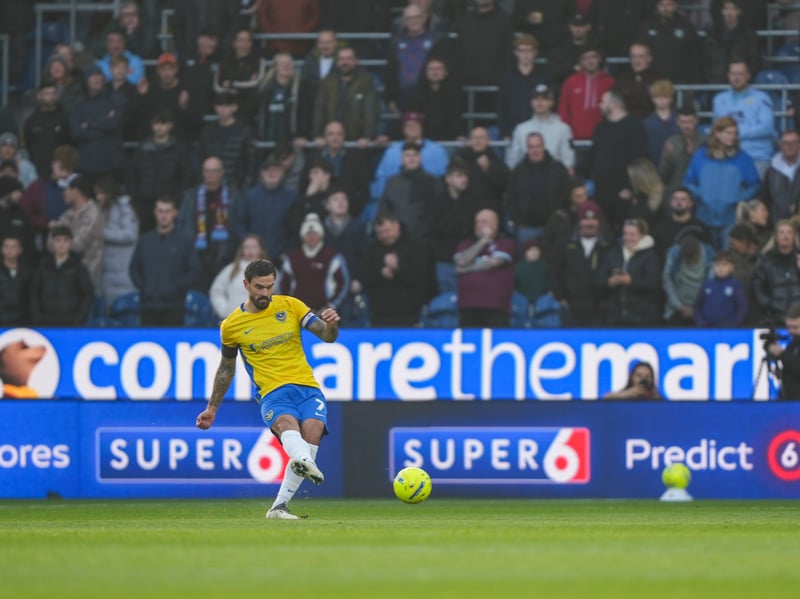 Pompey skipper Marlon Pack in action against Burnley. Picture: Jason Brown
