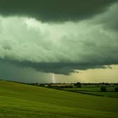 Thunderstorms stock image