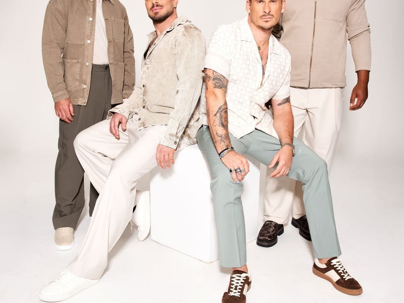 A massive pop double-header featuring Boyzone frontman Ronan Keating alongside hit-making UK boy band Blue (pictured).