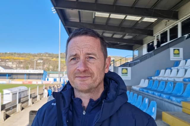 Rathfriland Rangers manager Darren Mullen.