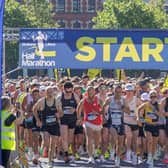 The start of last year's Strabane-Lifford Half Marathon.