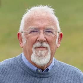 Retired Pastor, Clive Johnston.